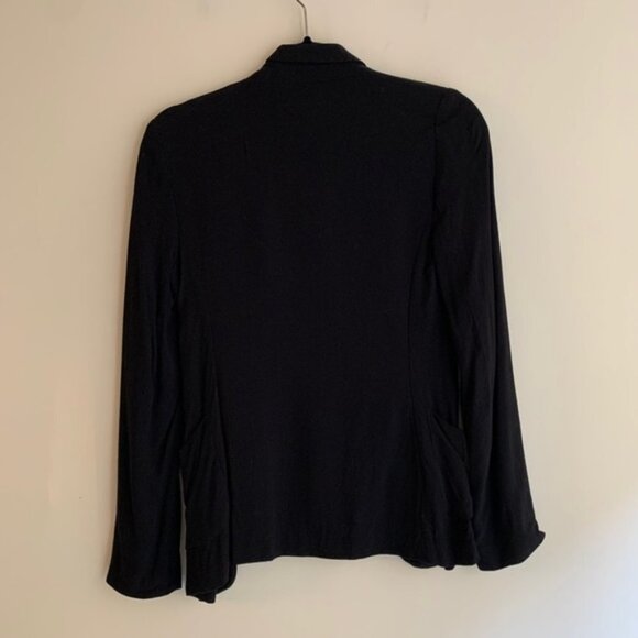 Aritzia Talula Kent Blazer Open Front Lightweight Black Relaxed fit Size 0 - Picture 7 of 12